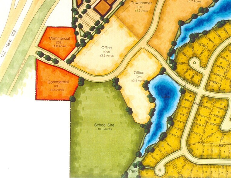 Highway 169 & 106th St, Owasso, OK à vendre - Plan de site – Image 2 sur 2