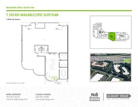 3025 Breckinridge Blvd, Duluth, GA à louer Plan d’étage– Image 2 sur 2