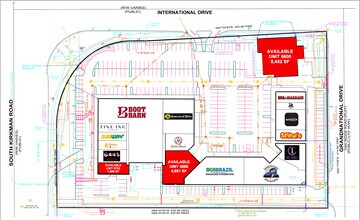 5600-5752 International Dr, Orlando, FL à louer Plan de site– Image 2 sur 14