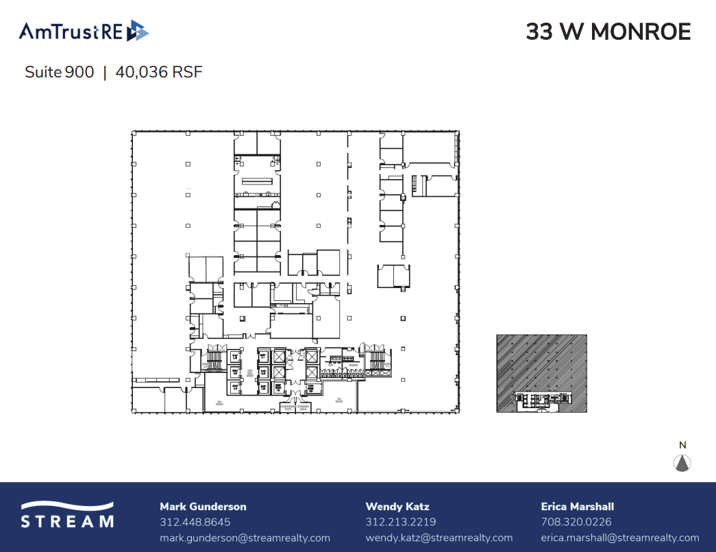 33 W Monroe St, Chicago, IL à louer Plan d’étage– Image 1 sur 1