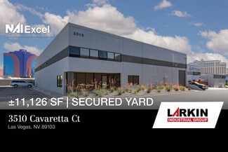 Plus de détails pour 3510 Cavaretta Ct, Las Vegas, NV - Industriel/Logistique à louer