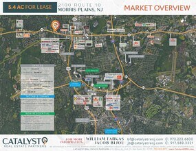 2100 NJ-10, Morris Plains, NJ - Vue aérienne vue de carte