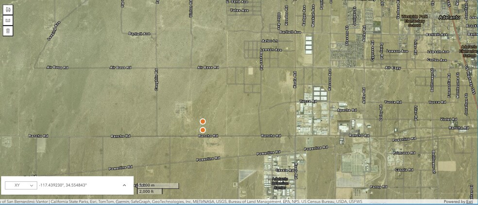 0 Rancho Rd, Adelanto, CA à vendre - Photo principale – Image 1 sur 1