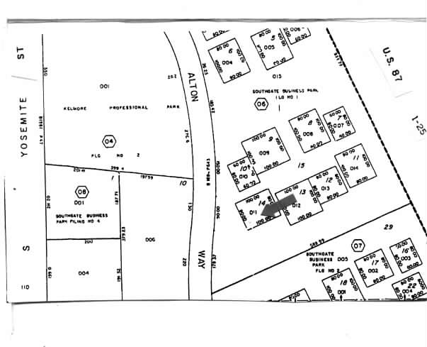 7076 S Alton Way, Englewood, CO à louer - Plan cadastral – Image 2 sur 10