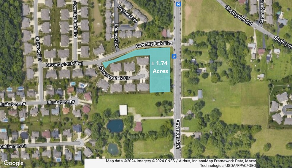 5640 S Emerson Ave, Indianapolis, IN à vendre - Aérien – Image 2 sur 3