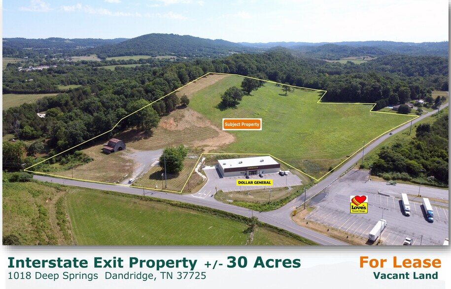 1018 Deep Springs Rd, Dandridge, TN à louer - Photo de l’immeuble – Image 1 sur 6