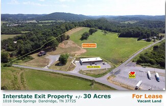 Plus de détails pour 1018 Deep Springs Rd, Dandridge, TN - Terrain à louer