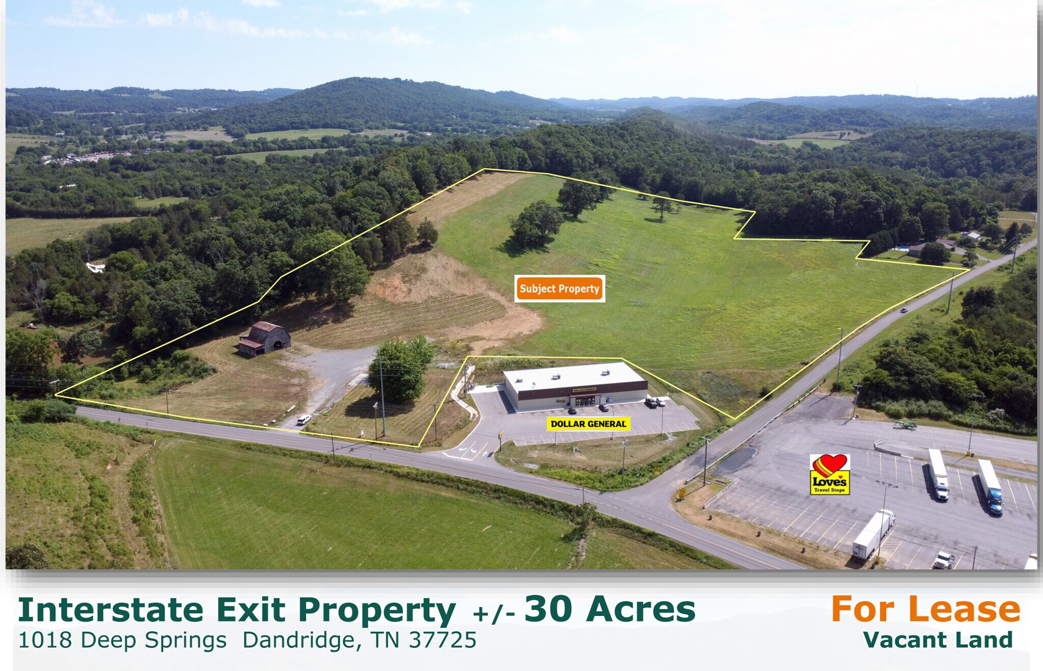 1018 Deep Springs Rd, Dandridge, TN à louer Photo de l’immeuble– Image 1 sur 7