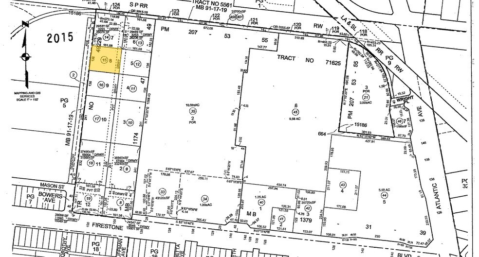 4567 Firestone Blvd, South Gate, CA à vendre - Plan cadastral – Image 3 sur 3