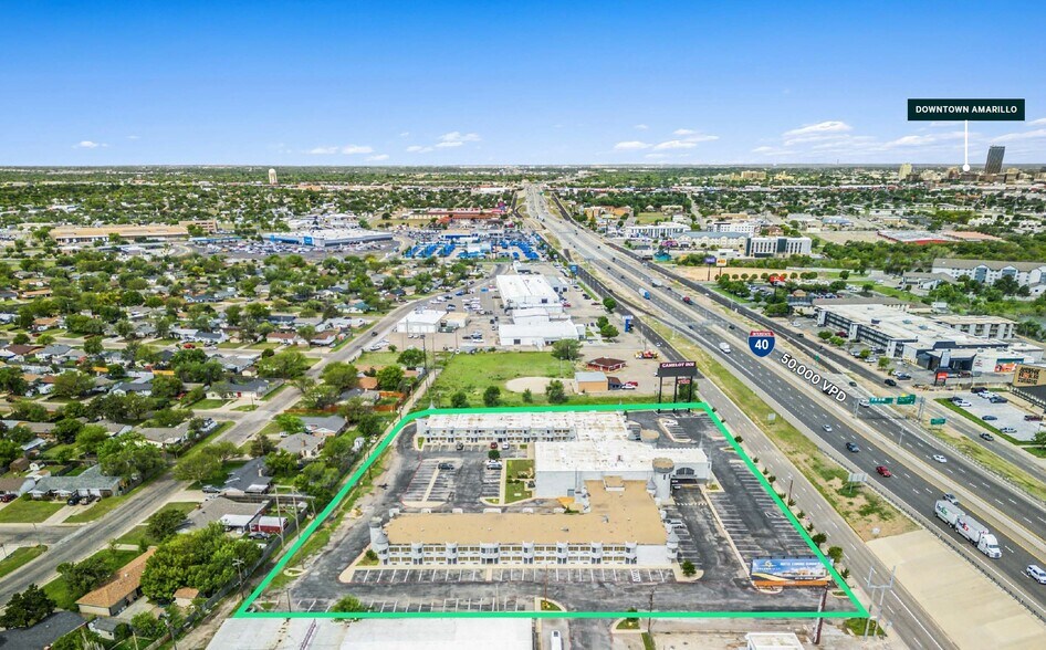 2508 E Interstate 40, Amarillo, TX à vendre - Aérien – Image 3 sur 10