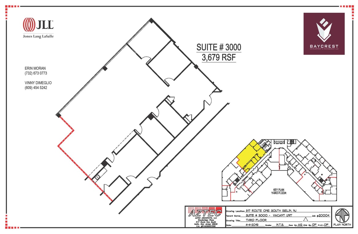 517 Route One South, Iselin, NJ à louer Plan d’étage– Image 1 sur 1